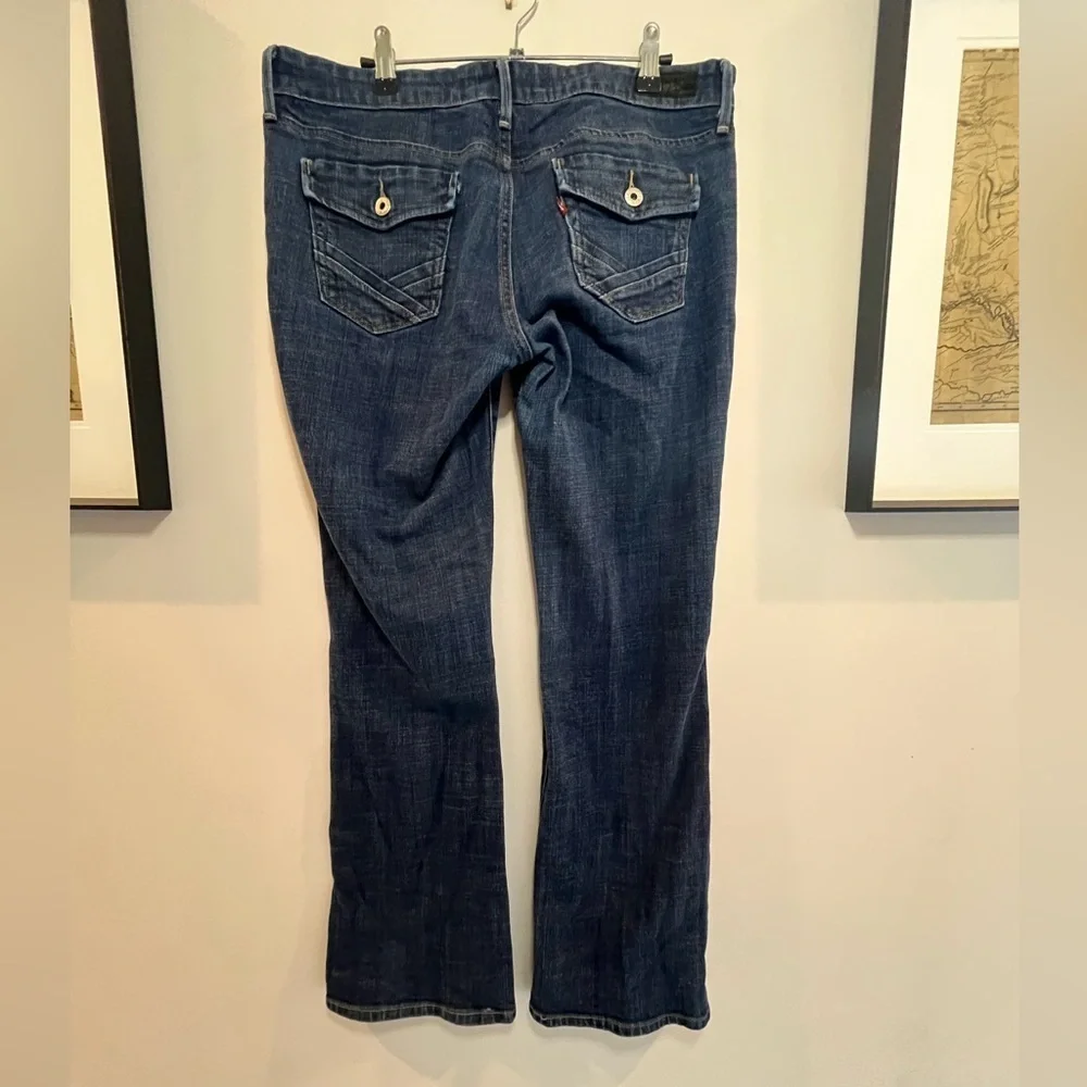 Levi's Dark Blue 547 Platinum Flare Jeans